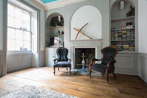 Airbnb Spitalfields loft interior