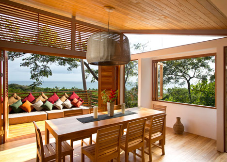 Casa Flotanta by Benjamin Garcia Saxe Architecture is raised above a forest