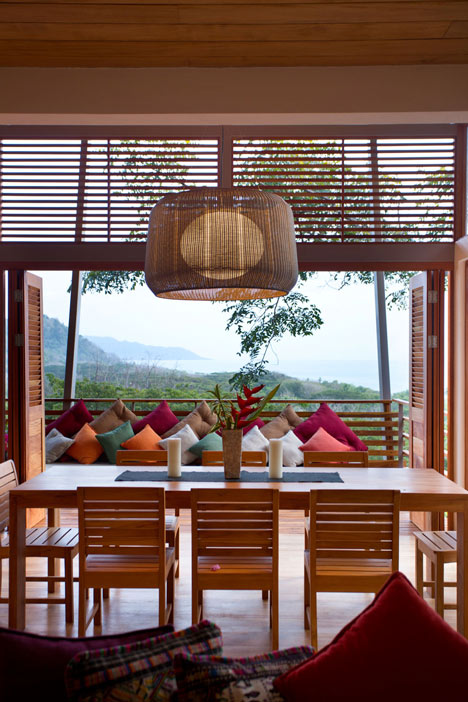 Casa Flotanta by Benjamin Garcia Saxe Architecture is raised above a forest