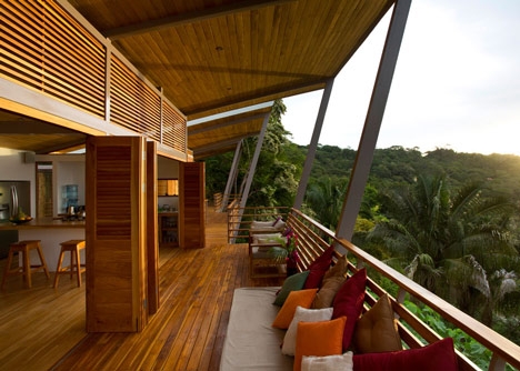 Casa Flotanta by Benjamin Garcia Saxe Architecture is raised above a forest
