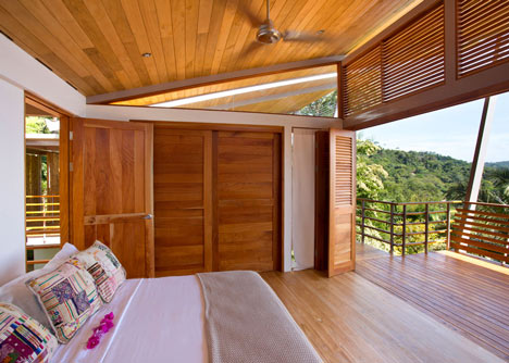 Casa Flotanta by Benjamin Garcia Saxe Architecture is raised above a forest