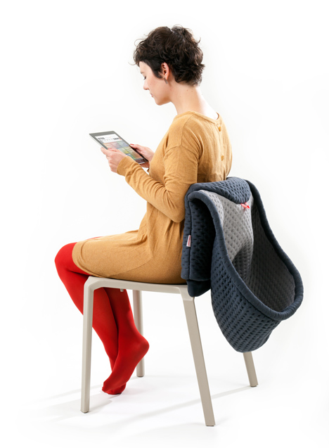 Clothing designed for chairs by Bernotat and Co