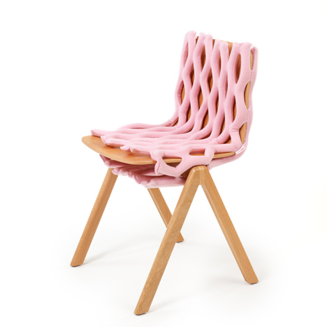 Clothing designed for chairs by Bernotat and Co