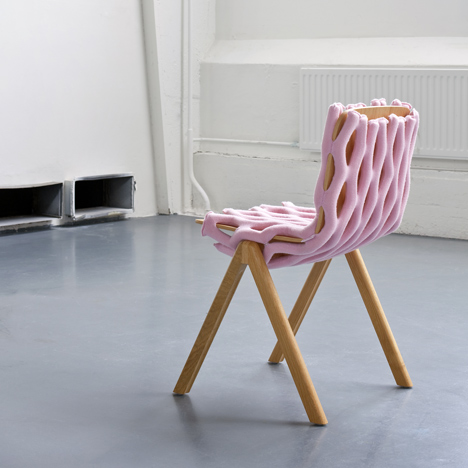 Clothing designed for chairs by Bernotat and Co