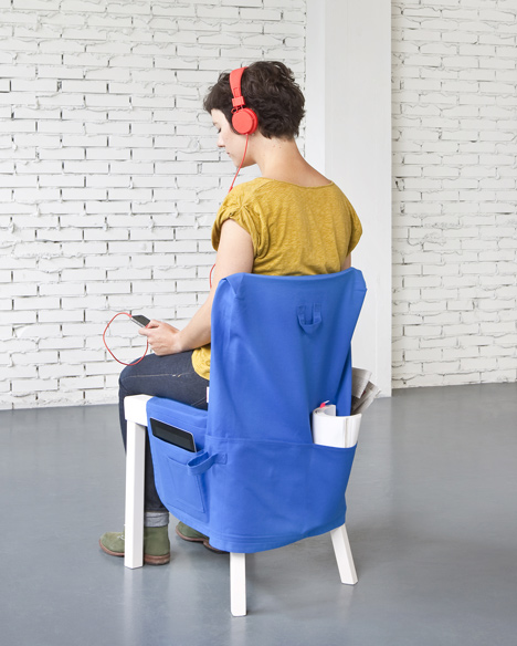 Clothing designed for chairs by Bernotat and Co