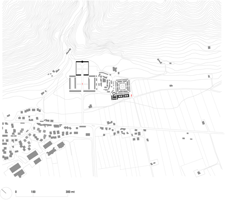 Extension to Gubbio Cemetery by Andrea Dragoni