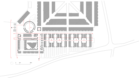 Extension to Gubbio Cemetery by Andrea Dragoni