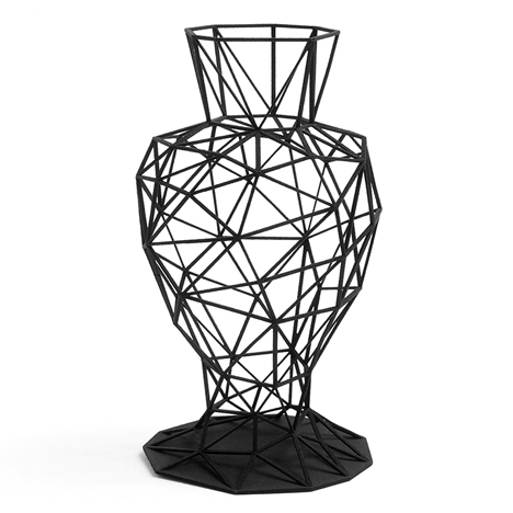 Dark Side collection of 3D printed vessels by Michael Malapert