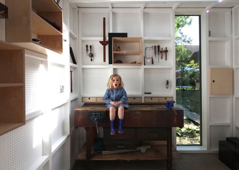 Garden workshop in Cambridge by Rodic Davidson Architects