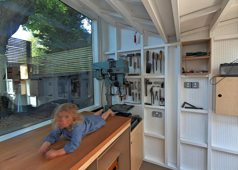 Garden workshop in Cambridge by Rodic Davidson Architects