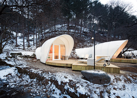 Glamping in Korea by ArchiWorkshop