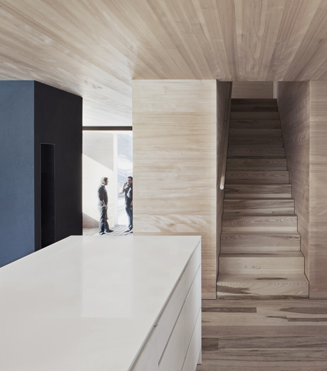 Bernardo Bader's Haus Fontanella is a chalet built from pine and spruce