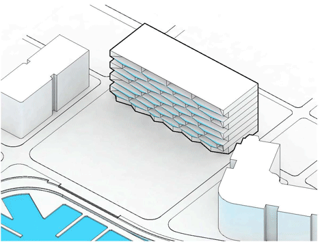 Honeycomb building by BIG