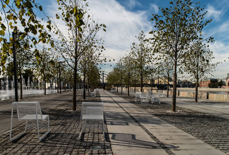 Krymskaya Embankment Moscow park by Wowhaus