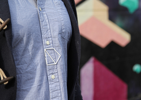 LessIs 3D-printed jewellery by Maria Jennifer Carew clips onto garments