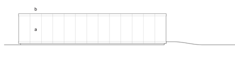 Street facade elevation of Mirror House by Johan Selbing and Anouk Vogel