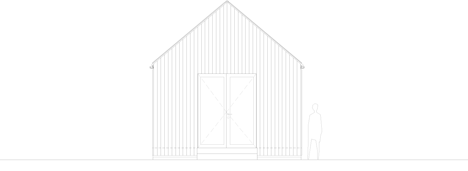 Small museum pavilion designed to resemble a rural shed by Von M