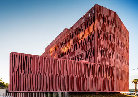 Student housing with a coral-inspired facade by Atelier Fernandez & Serres