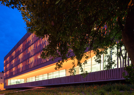 Student housing with a coral-inspired facade by Atelier Fernandez & Serres