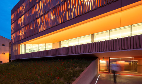Student housing with a coral-inspired facade by Atelier Fernandez & Serres