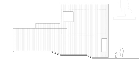 North facade of Villa Weinberg by Weinberg Architects and Friis and Moltke