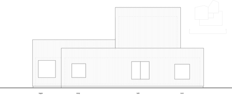 East facade of Villa Weinberg by Weinberg Architects and Friis and Moltke