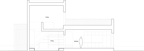 Section three of Villa Weinberg by Weinberg Architects and Friis and Moltke