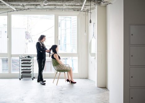Vine Hair Salon by Sohei Arao of Sides Core