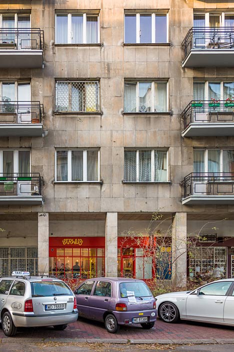 Zapiekanka restaurant in Warsaw modelled on a market booth by MFRMGR