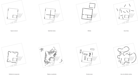 Diagram showing the exhibition levels of Archivo by Zeller & Moye and FR-EE