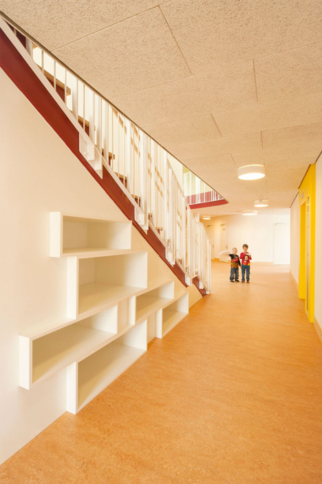 Behnisch Architektens kindergarten nestles in new Heidelberg plaza