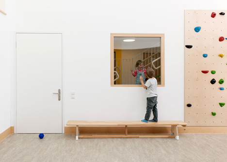 Behnisch Architektens kindergarten nestles in new Heidelberg plaza