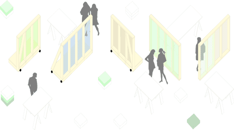 Bergen International Festival offices designed to resemble a workshop