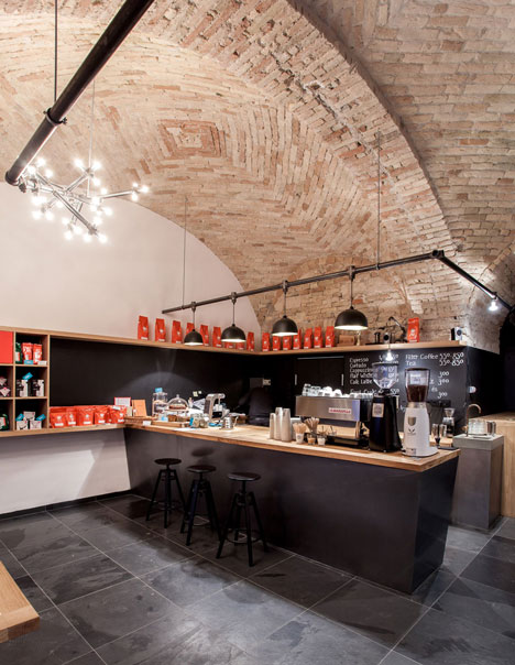 Cafe in Budapest by Spora Architects