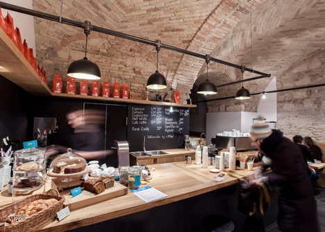 Cafe in Budapest by Spora Architects