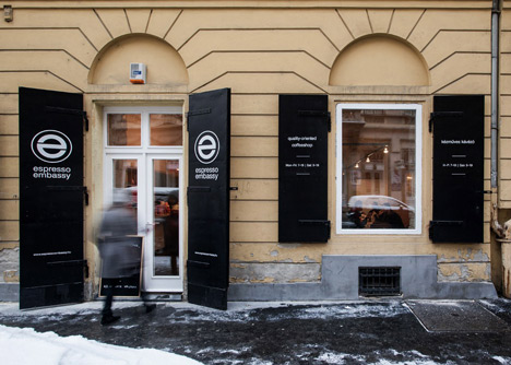 Cafe in Budapest by Spora Architects