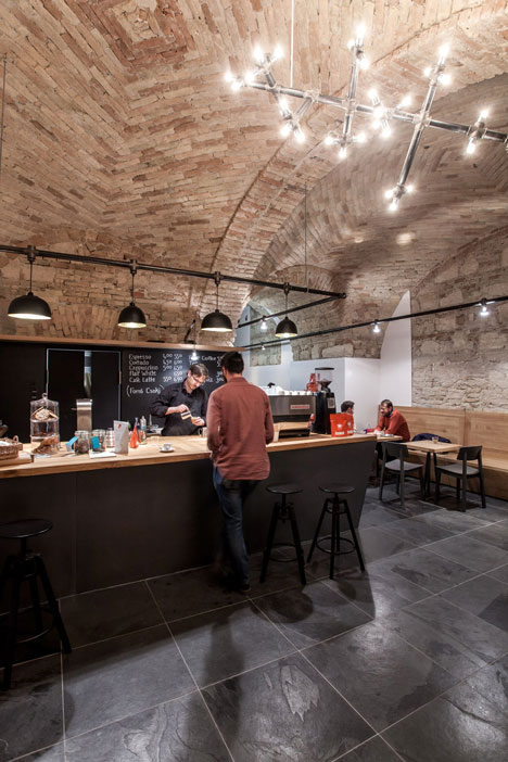 Cafe in Budapest by Spora Architects