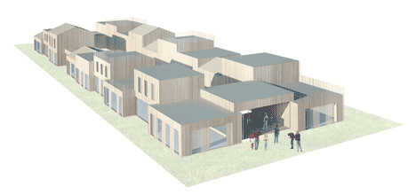 Car park with apartments on its roof by Brisac Gonzalez