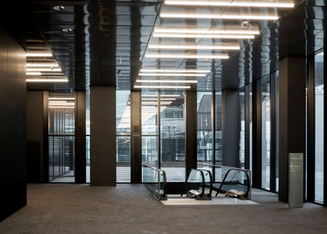DC Tower 1 by Dominique Perrault Architecture features a faceted glass facade