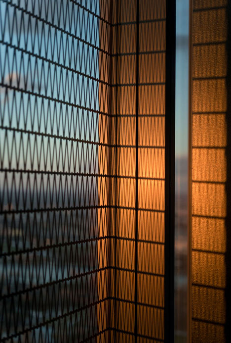 DC Tower 1 by Dominique Perrault Architecture features a faceted glass facade