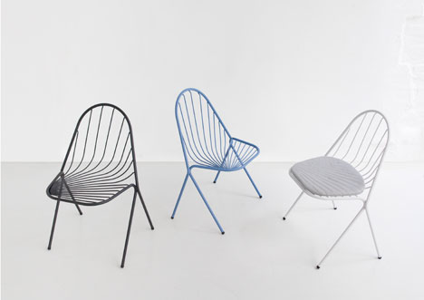 Drapee chair by Constance Guisset designed to look like draped fabric