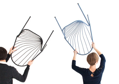 Drapee chair by Constance Guisset designed to look like draped fabric