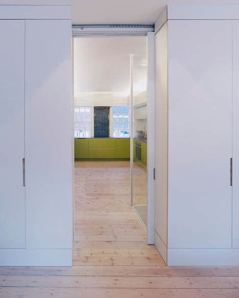 Edwardian townhouse renovation by Studio Octopi features windows in the floors