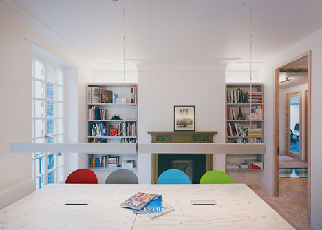Edwardian townhouse renovation by Studio Octopi features windows in the floors