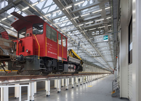 Extension of Railway Service Facility in Zurich-Herdern by EM2N Architects