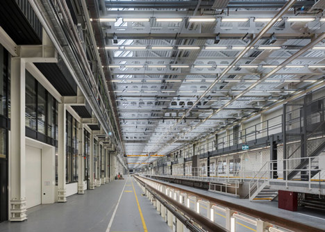 Extension of Railway Service Facility in Zurich-Herdern by EM2N Architects