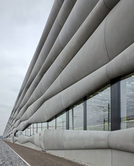 Extension of Railway Service Facility in Zurich-Herdern by EM2N Architects