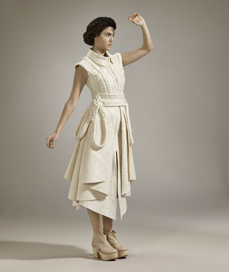 Fashion collection woven from Uruguayan wool by Mercedes Arocena and Lucia Benitez