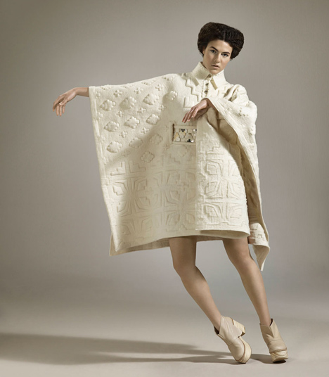 Fashion collection woven from Uruguayan wool by Mercedes Arocena and Lucia Benitez