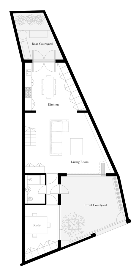 Herringbone House by Atelier ChanChan